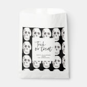 Sachets En Papier Effrayer Scull Trick ou traitement | Parti Hallowe (Devant)
