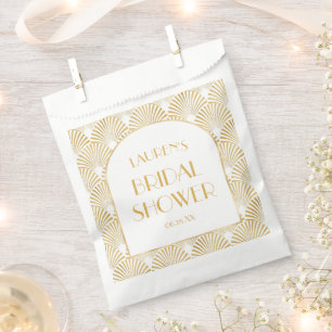 Sachets En Papier Élégant Art Déco de Mariage sous Thème Géométrique