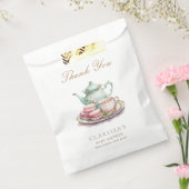 Sachets En Papier Elégant Baby shower de Tea Party aquarelle (Scellé)