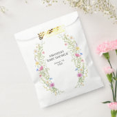 Sachets En Papier Élégant Baby shower Fleurs Sauvages (Scellé)