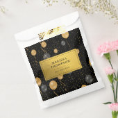 Sachets En Papier Élégant Ballons Noir & Or (Scellé)
