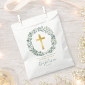 Sachets En Papier Élégant Baptême Favoriser Sac | Cérémonie religieu (Coupé)