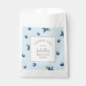 Sachets En Papier Elégant Berry Premier Merci Anniversaire Pour Veni (Devant)