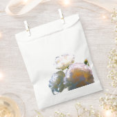 Sachets En Papier Elégant blanc pêche orange roses (Coupé)