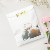 Sachets En Papier Elégant blanc pêche orange roses (Scellé)