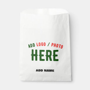 SACHETS EN PAPIER ÉLÉGANT BLANC PERSONNALISABLE MODERNE MARQUE VERIF