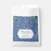 Sachets En Papier Elégant Blueberries Berry Baby shower doux (Devant)