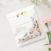 Sachets En Papier Elegant Boho Rustic Fleur sauvage Baby shower (Scellé)