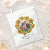 Sachets En Papier Elégant Boho Sunflower Rustique Mariage personnali (Coupé)