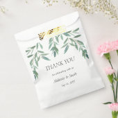 Sachets En Papier Élégant feuillage vert (Scellé)
