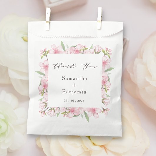 Sachets En Papier Elegant Floral Wedding