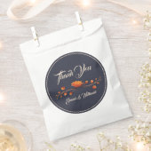 Sachets En Papier Élégant gothique 3D Merci floral Mariage (Coupé)