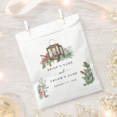 Sachets En Papier Élégant hiver Pins rustique Mariage de lanterne (Coupé)