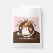 Sachets En Papier Élégant joli Halloween Boo-tiful Boo Ghost (Devant)