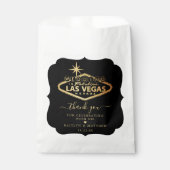 Sachets En Papier Elégant Las Vegas Destination Mariage (Devant)