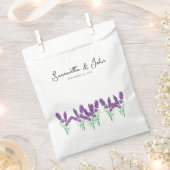 Sachets En Papier Élégant Lavender Mariage Invité Favoriser Sac (Coupé)