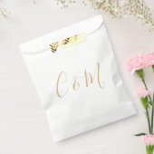 Sachets En Papier Élégant Mariage de Monogramme Or (Scellé)