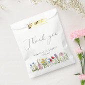 Sachets En Papier Elégant Mariage Fleur sauvage aquarelle (Scellé)