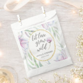 Sachets En Papier Élégant Mariage floral Magnolia (Coupé)