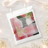 Sachets En Papier Élégant Mariage Lys Orientaux (Coupé)