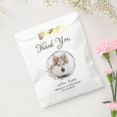 Sachets En Papier Élégant Merci photo animal de compagnie chien trai (Scellé)