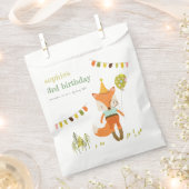 Sachets En Papier Élégant mignon Woodland Fun Party Fox Anniversaire (Coupé)