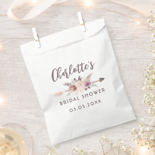 Sachets En Papier Élégant, moderne, boho (Coupé)