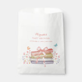 Sachets En Papier Élégant nouveau chapitre Floral Bow Baby shower li (Devant)