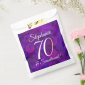 Sachets En Papier Elegant Purple 70 et fête d'anniversaire sensation (Scellé)