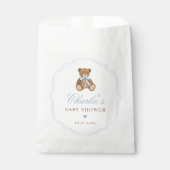 Sachets En Papier Elegant Teddy Bear Baby Shower Decor (Devant)