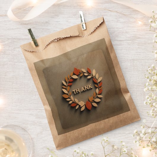 Sachets En Papier Elegant Thank You Envelope" (Coupé)