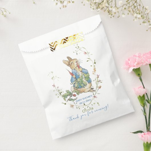 Sachets En Papier Elégante aquarelle Peter Rabbit fleurs sauvages Ba (Scellé)