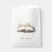 Sachets En Papier Elégante aquarelle Un nouveau Baby shower de chapi (Devant)