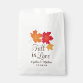 Sachets En Papier Élégante chute dans l'amour Automne Feuilles Maria (Devant)