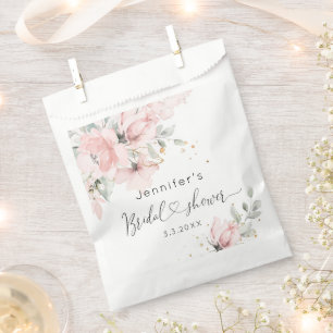 Sachets En Papier Élégante douche à nuptiale rose-blanc