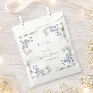 Sachets En Papier Elégante Fête des mariées de Merci bleu jardin Dus