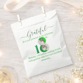 Sachets En Papier Élégante fête du 18e anniversaire (Coupé)