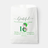 Sachets En Papier Élégante fête du 18e anniversaire (Devant)