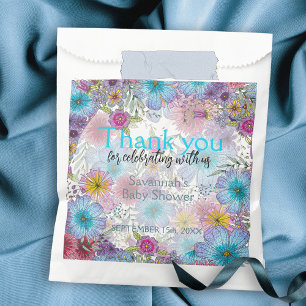 Sachets En Papier Élégante Fleurs de Bohême Radiant Baby in Bloom