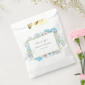 Sachets En Papier Elégante Hydrangée Bleue (Scellé)