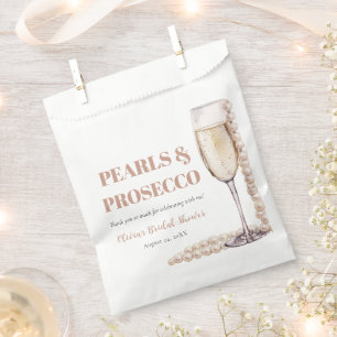 Sachets En Papier Elégante perles d'or et Fête des mariées de poursu