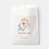 Sachets En Papier Elégante Quinceañera rose & or (Devant)