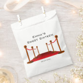 Sachets En Papier Elégante Red Carpet Sweet 16e fête d'anniversaire (Coupé)