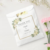 Sachets En Papier Élégante verdure botanique Merci Mariage (Scellé)