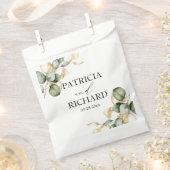 Sachets En Papier Elégante verdure Eucalyptus Mariage (Coupé)