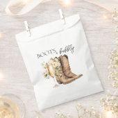 Sachets En Papier Élégantes Bottes et Mariage à Bubbly (Coupé)
