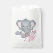 Sachets En Papier Eléphant à l'aquarelle mignonne (Devant)