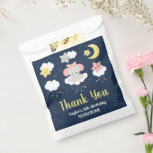 Sachets En Papier Elephant rose et marine Anniversaire Merci (Scellé)