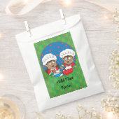 Sachets En Papier Elfes de Noël de couleur (Coupé)