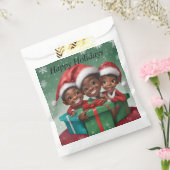 Sachets En Papier Elfs de Noël afro-américains (Scellé)